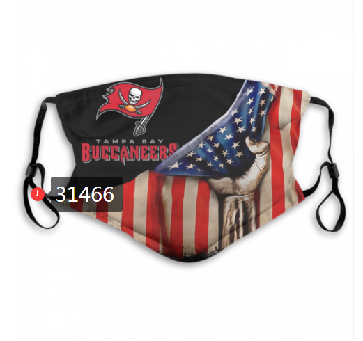 NFL 2020 Tampa Bay Buccaneers 120 Dust mask with filter->nfl dust mask->Sports Accessory
